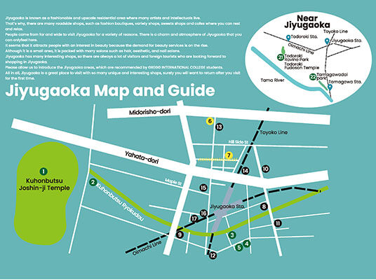 Jiyugaoka Map and Guide